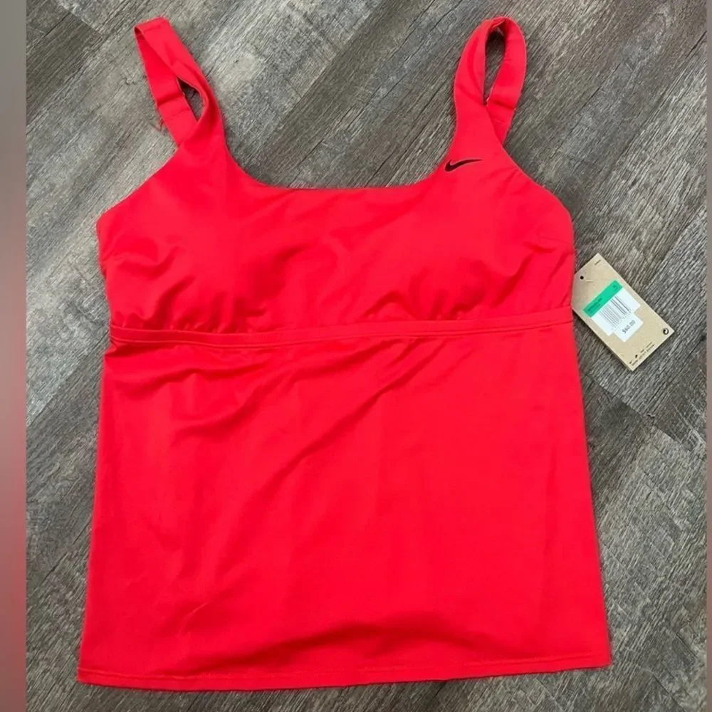 Nike‎ Swim Essential Scoopneck Tankini Top-Size XL